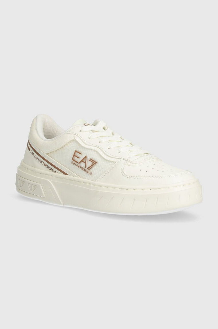 EA7 Emporio Armani sneakersy kolor beżowy