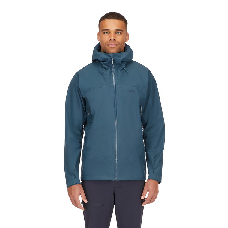 Męska kurtka przeciwdeszczowa Rab Namche GTX Jacket orion blue - M