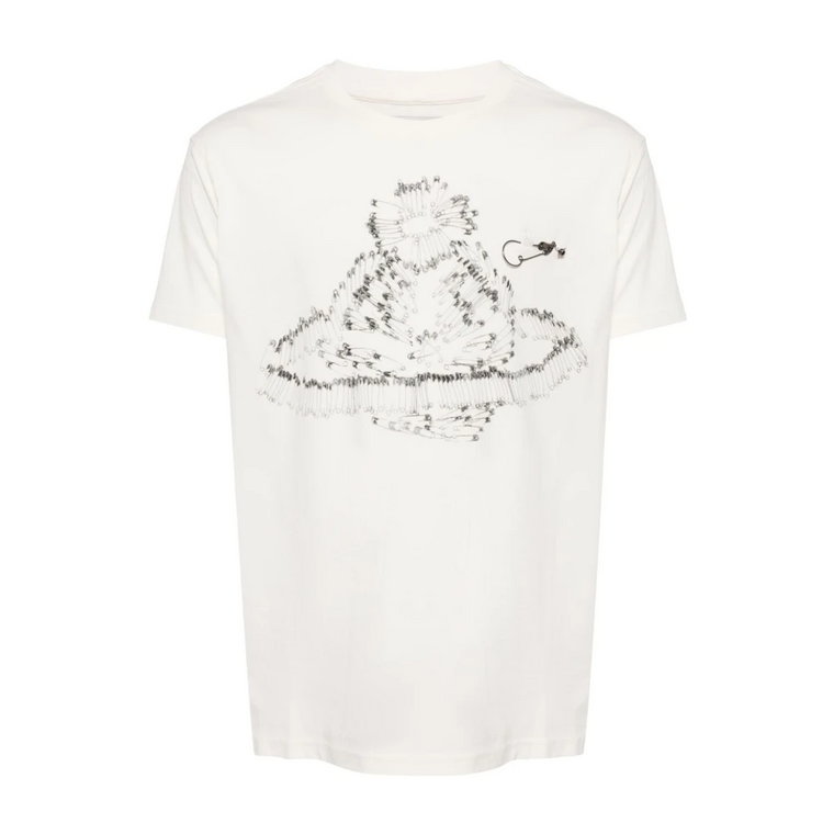 Orb Logo Print Crew Neck T-shirt Vivienne Westwood