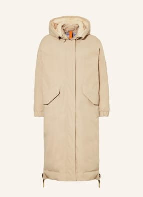 Blonde No.8 Parka Oversize Wesley Z Odpinanym Kapturem beige