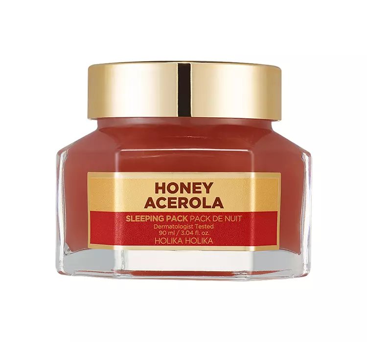 HOLIKA HOLIKA HONEY SLEEPING PACK MASECZKA DO TWARZY NA NOC ACEROLA 90ML