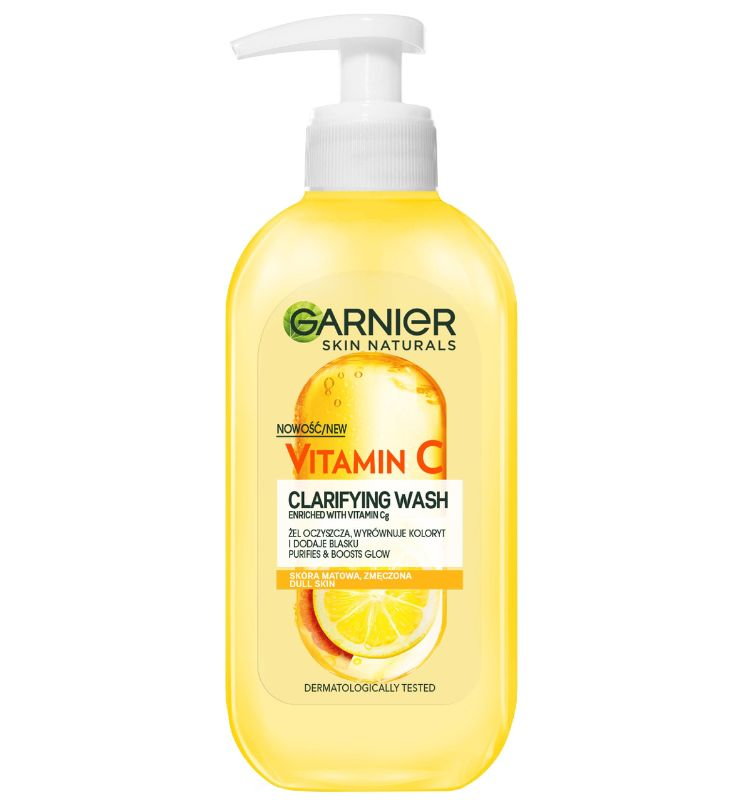 Garnier Skin Naturals Witamina C Żel Oczyszczający z Witaminą Cg