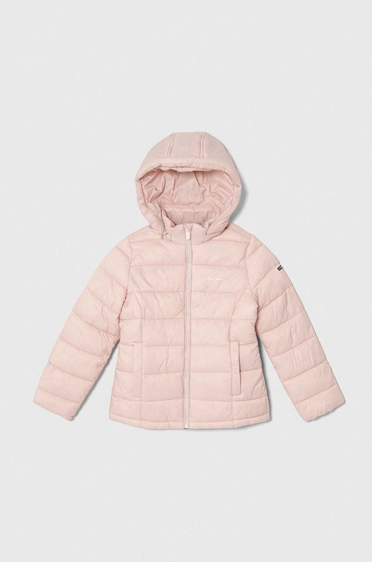 Pepe Jeans kurtka dziecięca kolor różowy