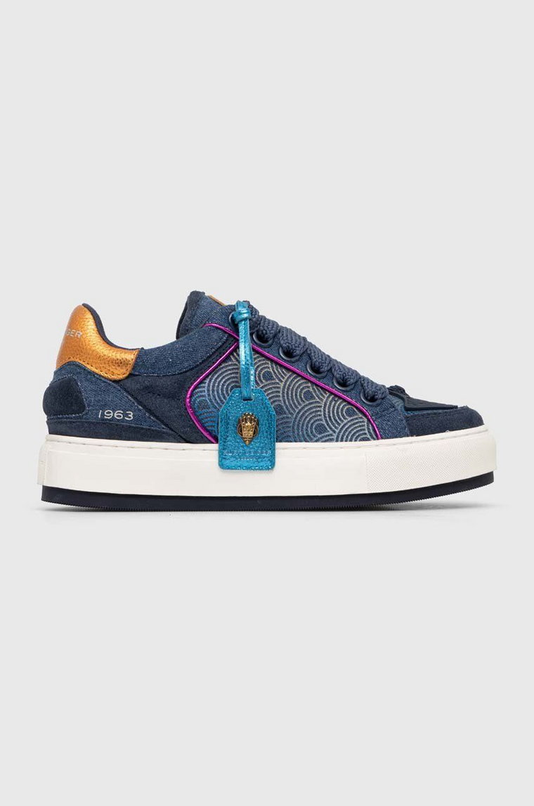 Kurt Geiger London sneakersy Southbank Tag kolor niebieski 493389619