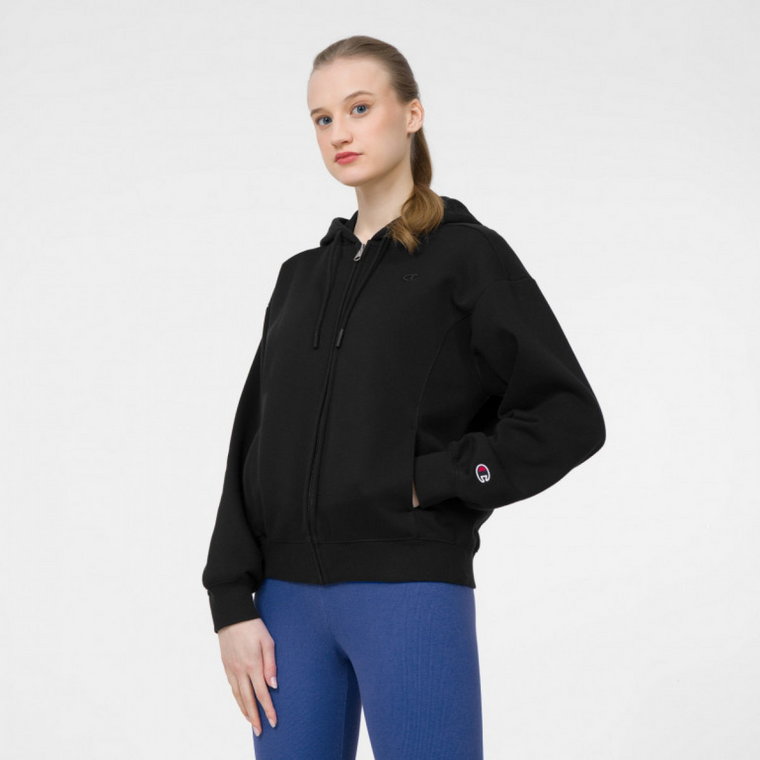 Damska bluza dresowa rozpinana z kapturem CHAMPION ROCHESTER Hooded Full Zip Sweatshirt - czarna