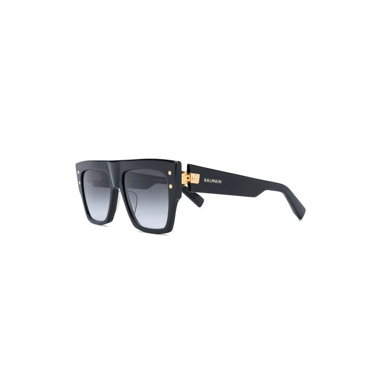 Klasyczne Czarne Okulary Balmain