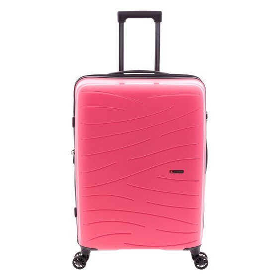 Gladiator 1700 4 kółka Walizka 68 cm z plisą rozprężną pink