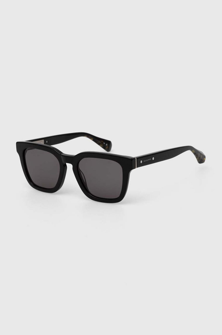 AllSaints okulary przeciwsłoneczne damskie kolor czarny ALS500501151
