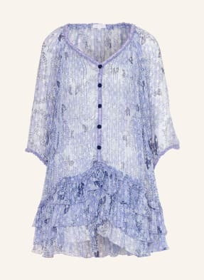 Poupette St Barth Sukienka Letnia Typu Kaftan Nava blau