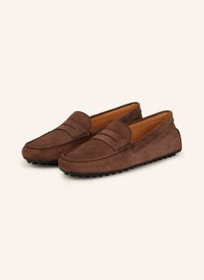 Tod's Mokasyny Gomma braun