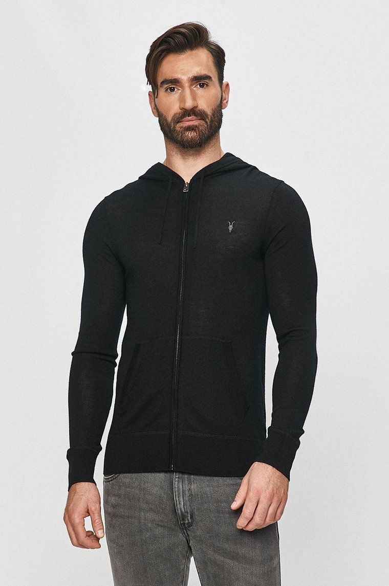 AllSaints  Bluza MODE MERINO ZIP HOOD MK130D