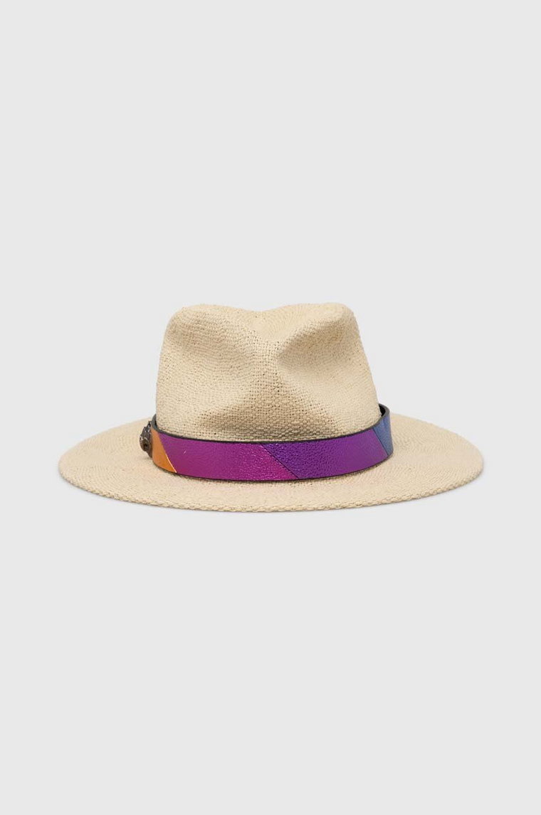 Kurt Geiger London kapelusz kolor beżowy