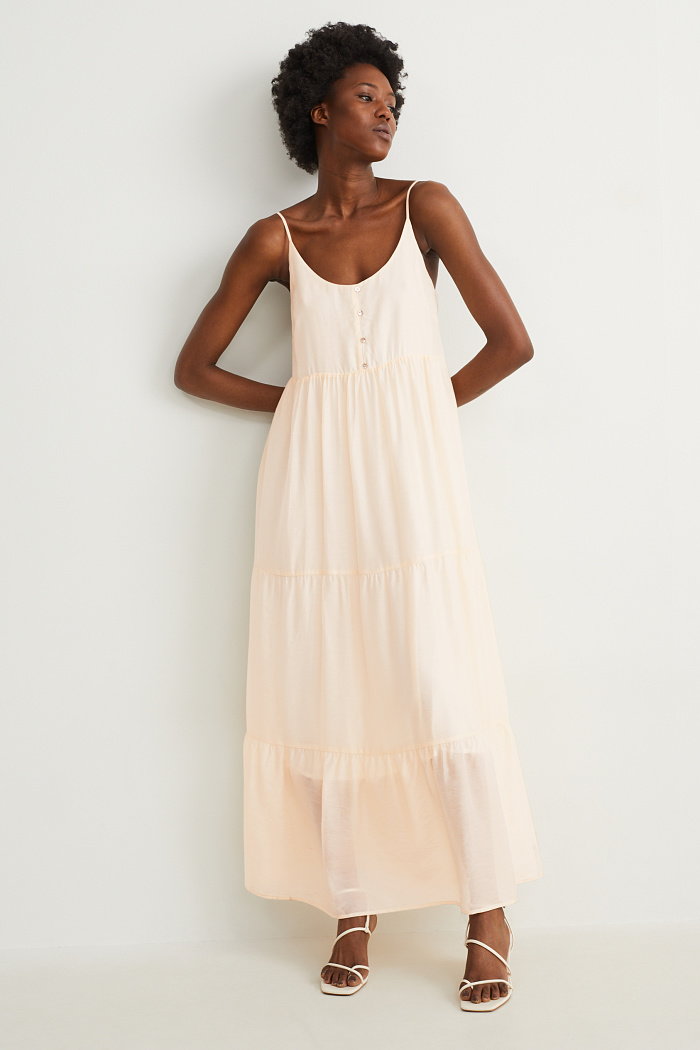 C&A Sukienka o linii A, Biały, Rozmiar: 38