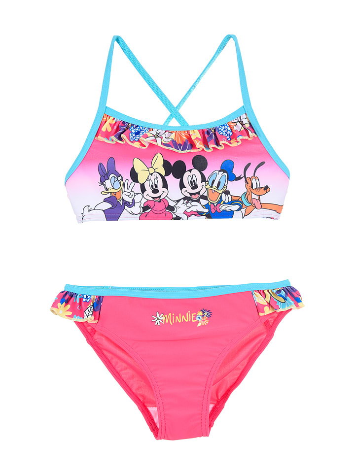 Disney Minnie Mouse Bikini "Minnie" w kolorze różowym ze wzorem