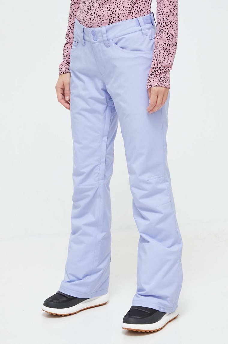 Roxy spodnie Backyard kolor niebieski