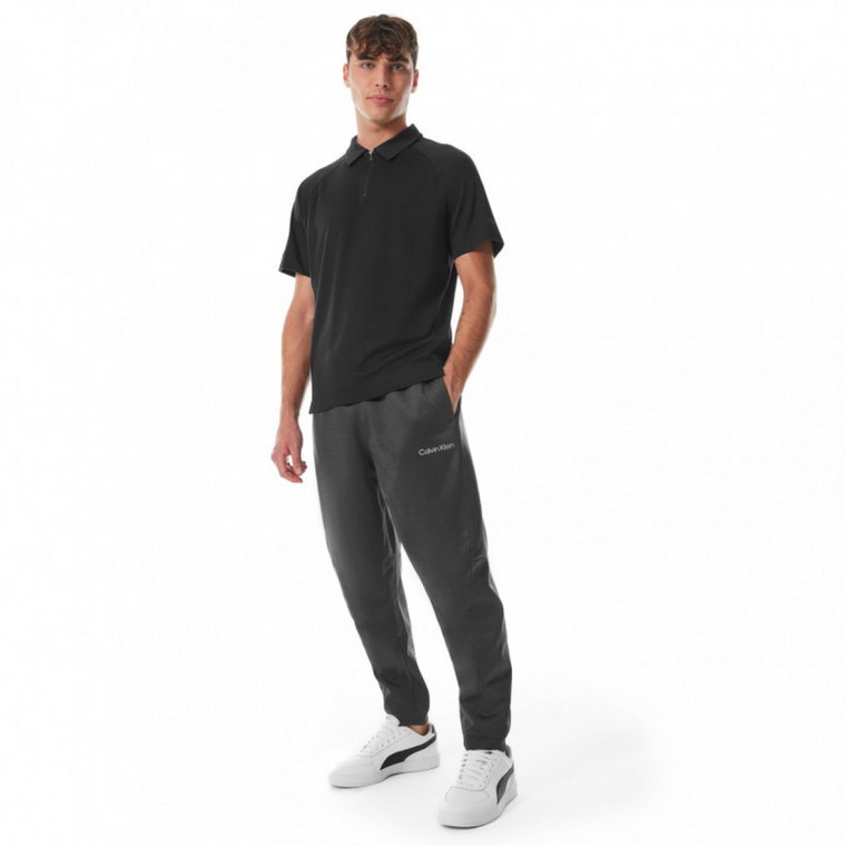 Męskie spodnie treningowe Calvin Klein Men CK Athletic 00GMF3P613 - czarne