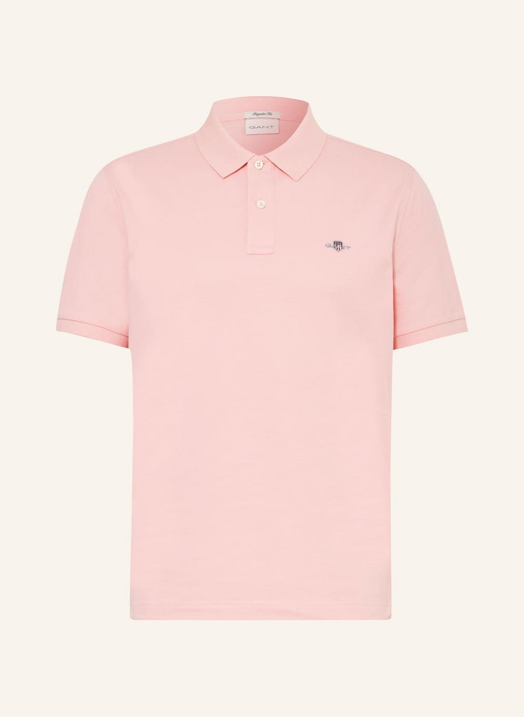 Gant Koszulka Polo Z Piki Regular Fit rosa