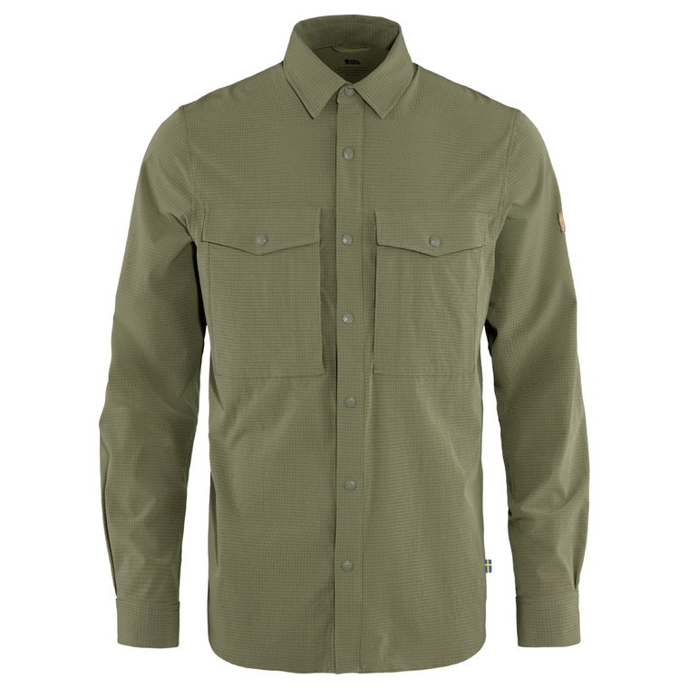 Męska koszula z długim rękawem Fjallraven Abisko Trekking Shirt light olive - L