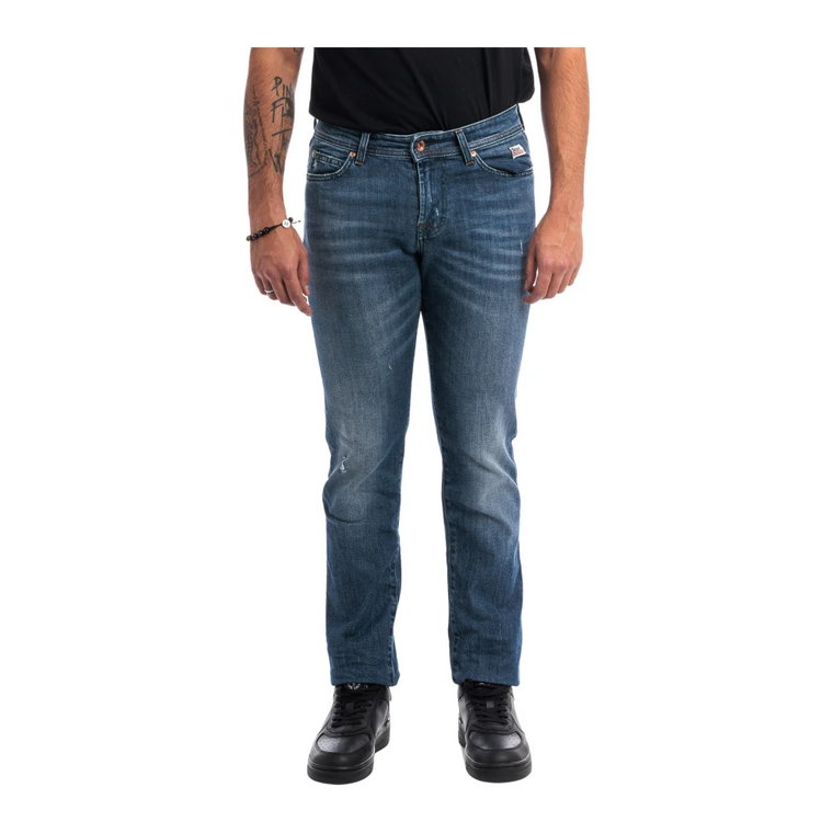 Superior Stretch Straight Jeans Real Wash Roy Roger's