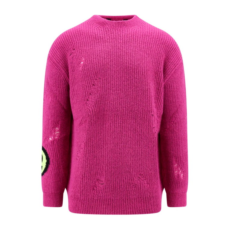 Różowy Sweter z Refleksyjną Płytą Barrow