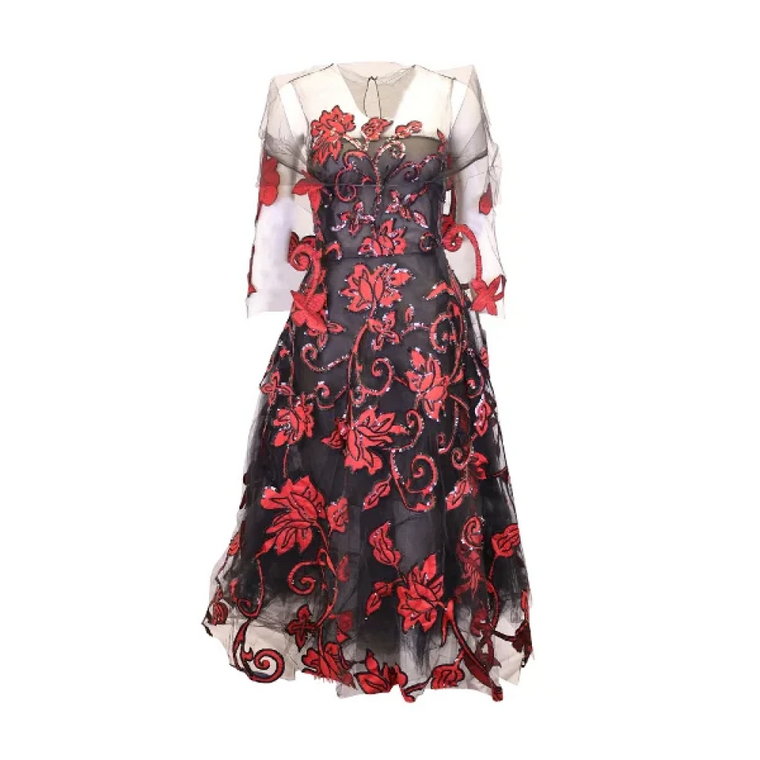 Pre-owned Cotton dresses Oscar De La Renta Pre-owned