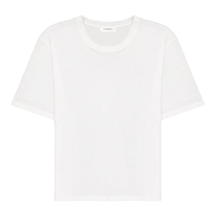 Klasyczny Biały T-shirt Laneus