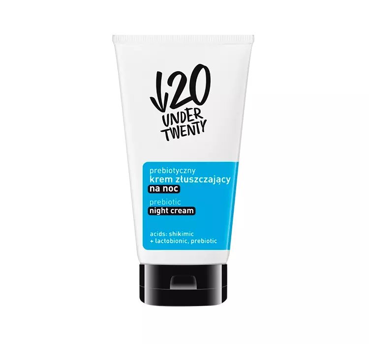 UNDER TWENTY ANTI ACNE CARE PREBIOTYCZNY KREM ZŁUSZCZAJĄCY NA NOC 50ML