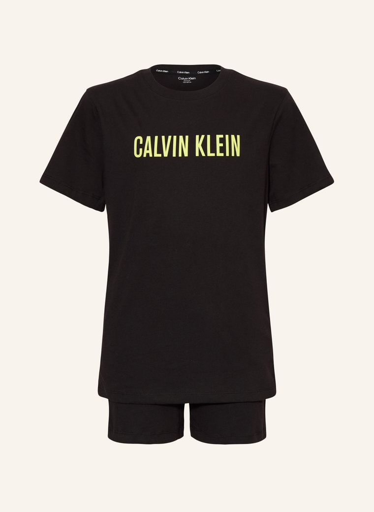 Calvin Klein Piżama Z Szortami schwarz
