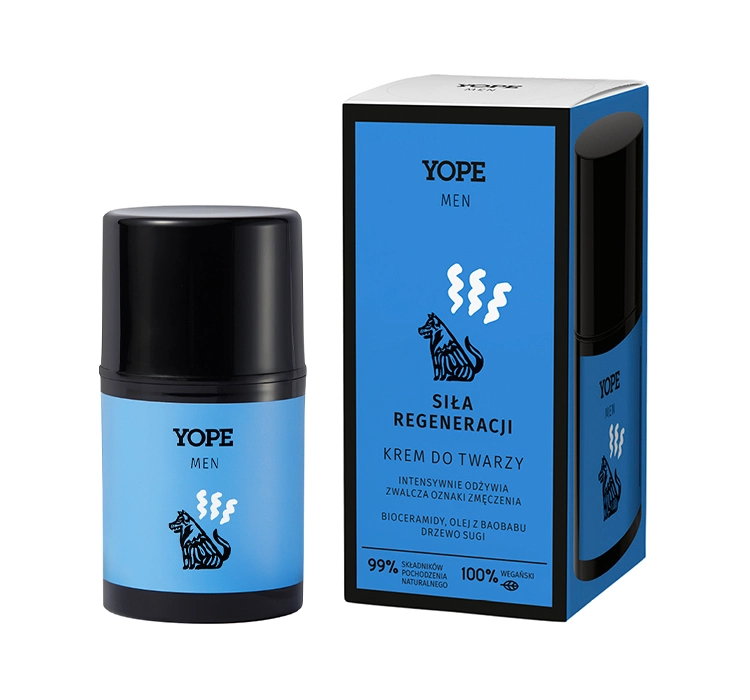 YOPE MEN WOOD SIŁA REGENERACJI KREM DO TWARZY 50ML