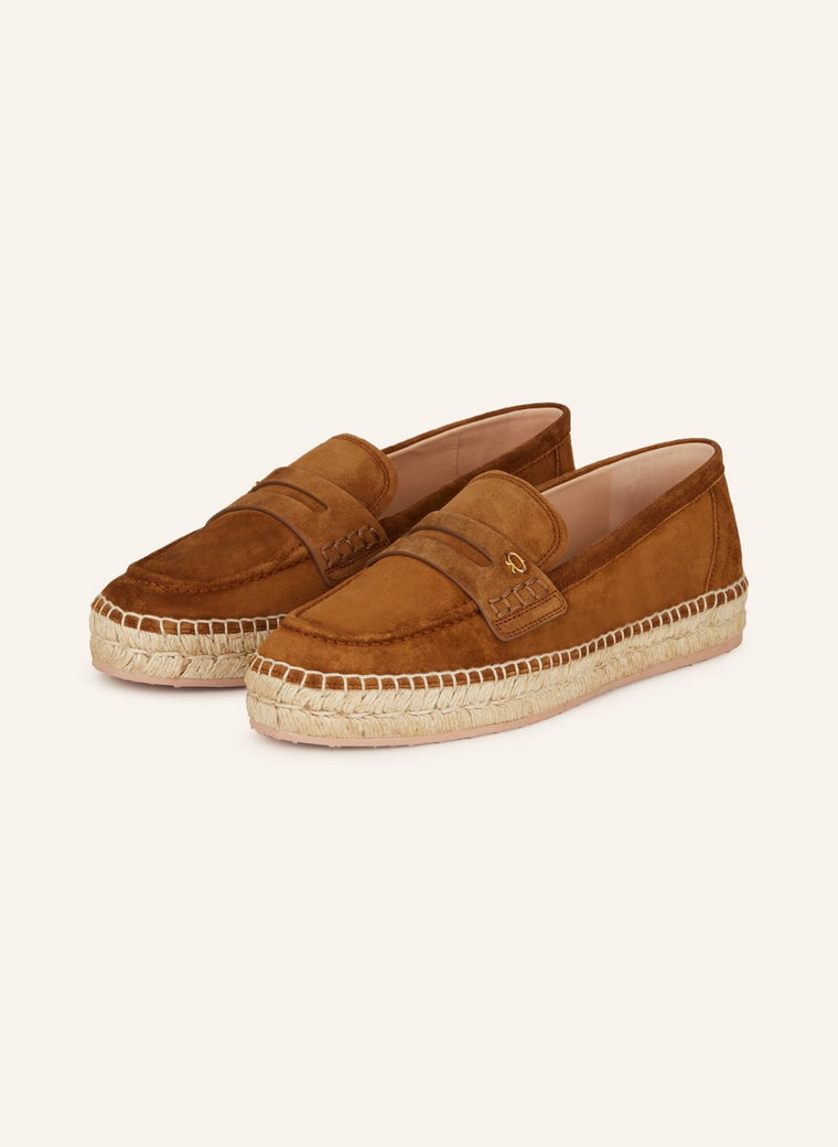 Gianvito Rossi Penny Loafers Lido braun