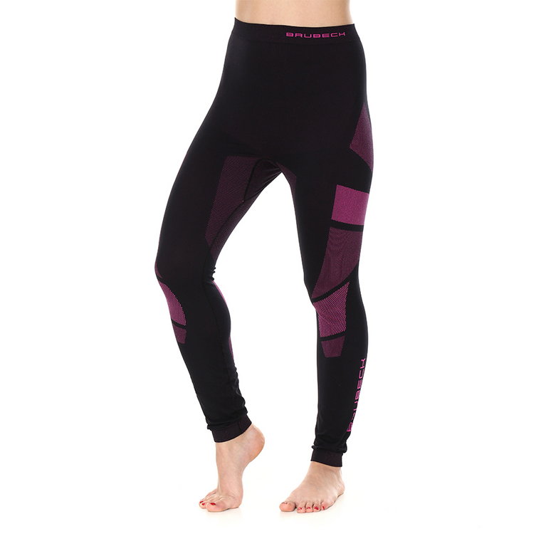 Legginsy DRY WOMEN LE11850 black-amaranth - L