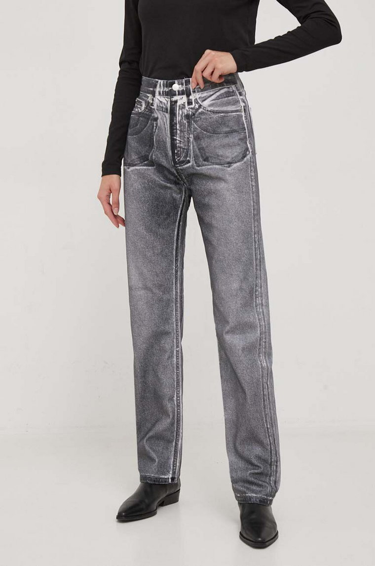 Calvin Klein Jeans jeansy damskie high waist