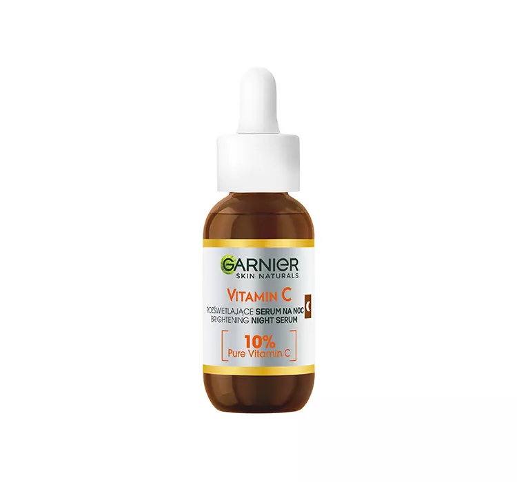 GARNIER VITAMIN C ROZŚWIETLAJĄCE SERUM NA NOC 10% CZYSTEJ WITAMINY C 30ML