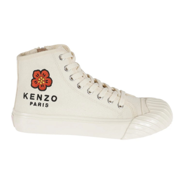 Wysokie Bawełniane Sneakersy dla Kobiet Kenzo