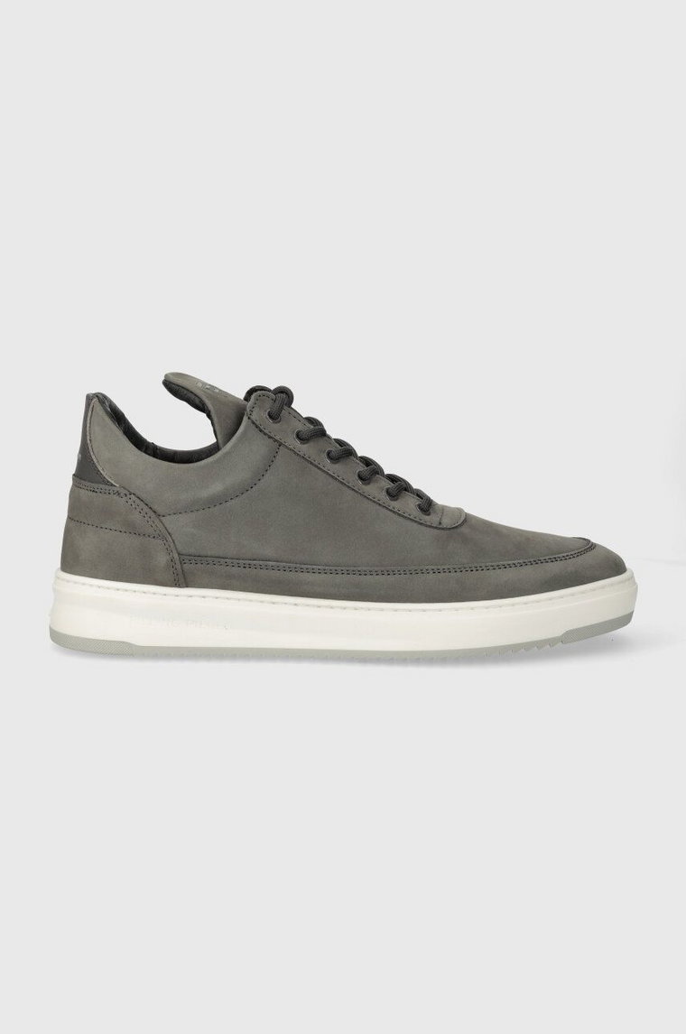 Filling Pieces sneakersy nubukowe Low Top Base kolor szary 10120591002