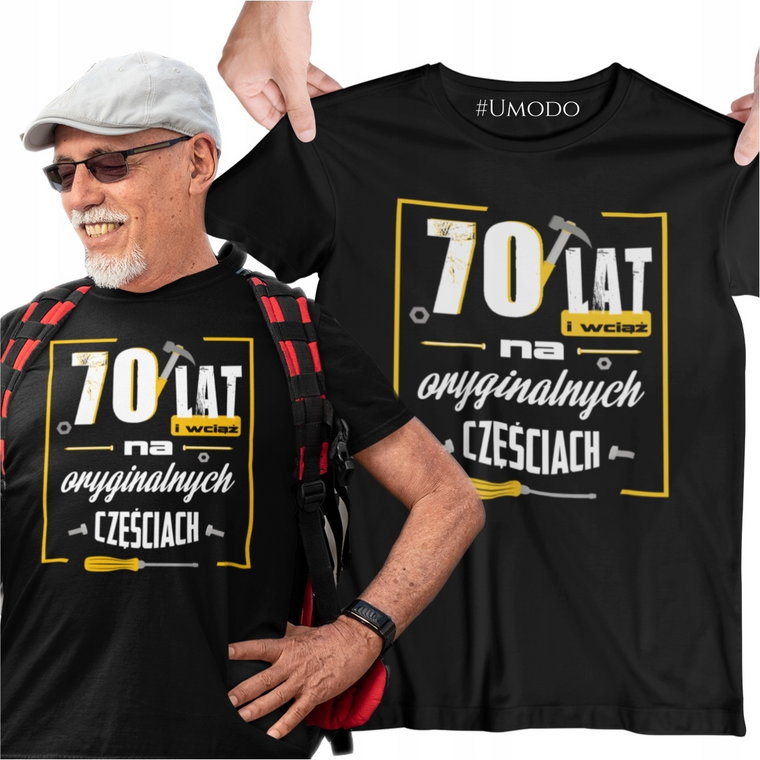 Koszulka z Nadruk na 70 Urodziny 50 60 80 90 Lat