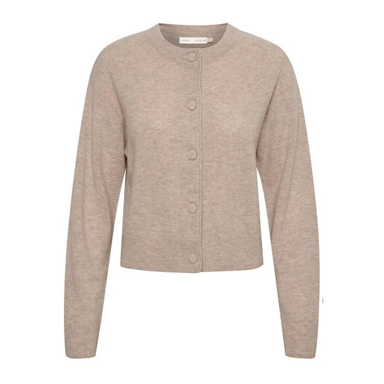 Luksusowy Sweter w Kolorze Oatmeal Melange InWear