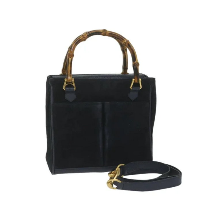 Pre-owned Suede handbags Gucci Vintage