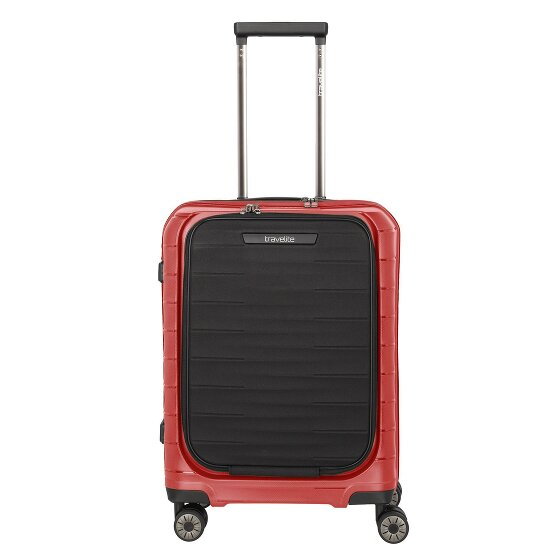 Travelite Mooby 4 kółka Walizka kabinowy 55 cm Komora na laptopa rot