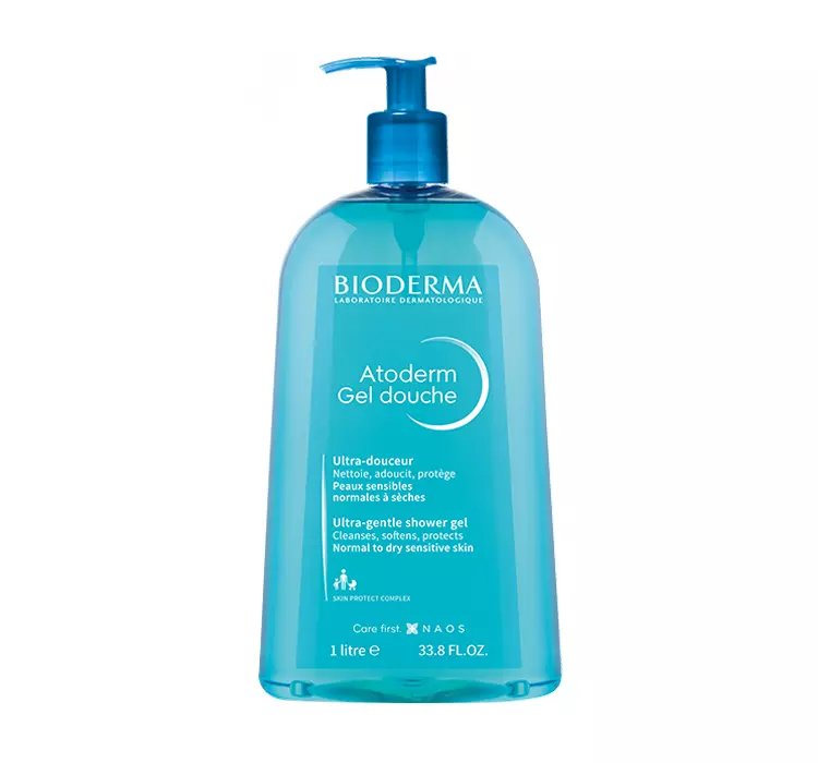 BIODERMA ATODERM GEL DOUCHE ZMIĘKCZAJĄCY ŻEL OCZYSZCZAJĄCY POD PRYSZNIC I DO KĄPIELI 1000ML