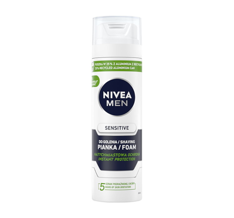 NIVEA MEN SENSITIVE PIANKA DO GOLENIA 200ML