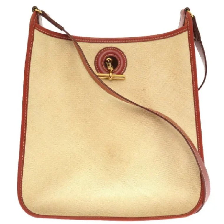 Pre-owned Canvas shoulder-bags Hermès Vintage
