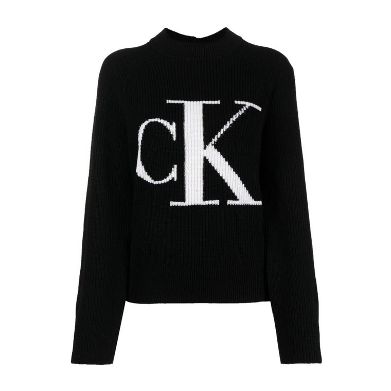 Sweter z okrągłym dekoltem Calvin Klein Jeans