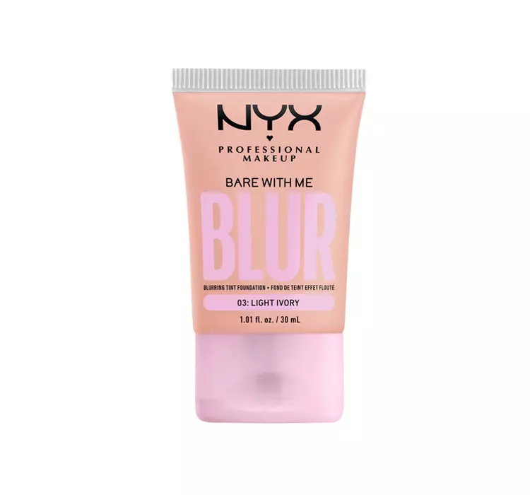 NYX PROFESSIONAL BARE WITH ME BLUR WYGŁADZJĄCY PODKŁAD DO TWARZY 03 LIGHT IVORY 30ML