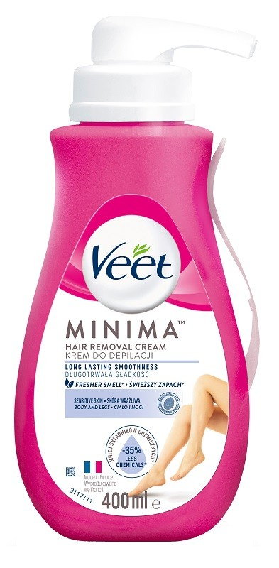 VEET Krem do depilacji skóra wrażliwa z pompką