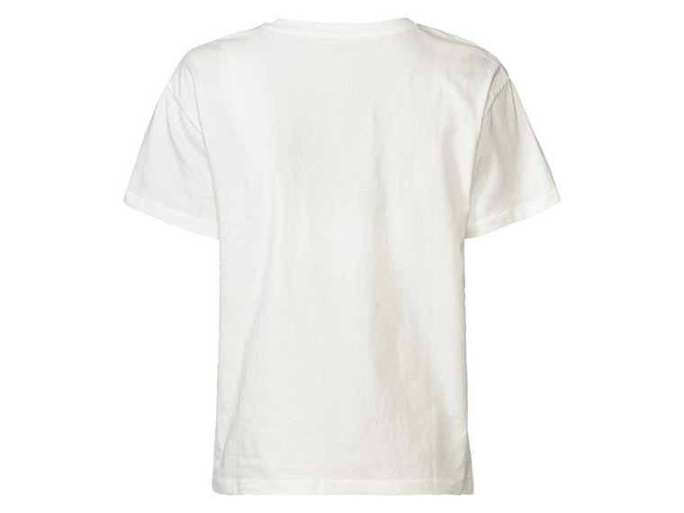 esmara T-shirt damski z bawełny (XS (32/34), Biały)