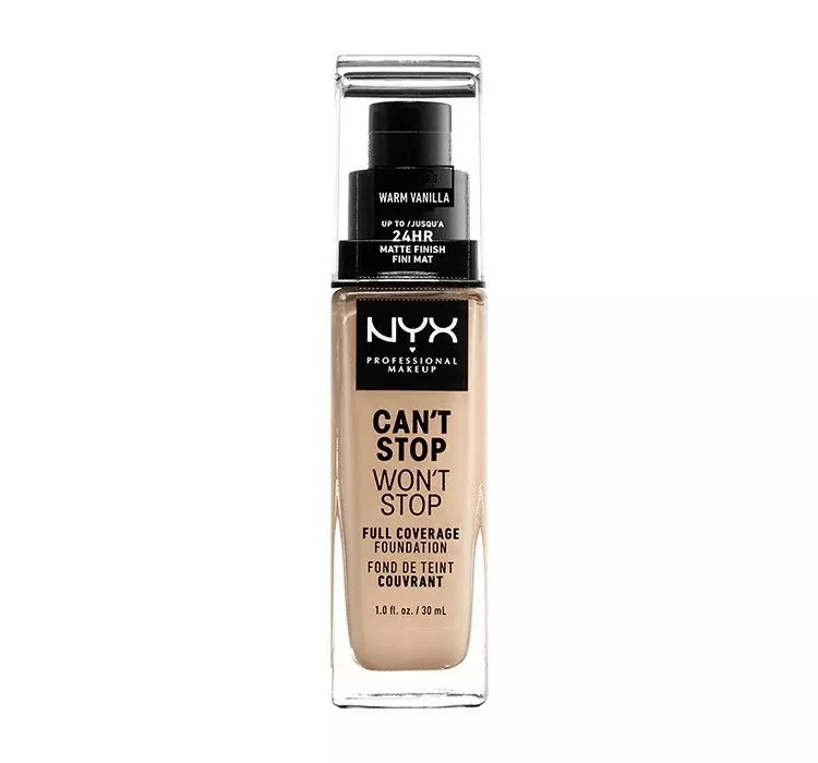 NYX PROFESSIONAL MAKEUP CAN'T STOP WON'T STOP PODKŁAD KRYJĄCY 06.3 WARM VANILLA 30ML