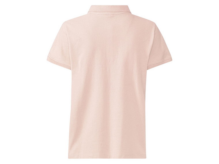 esmara Koszulka polo damska bawełniana z naszytym logo (XS (32/34), Różowy)