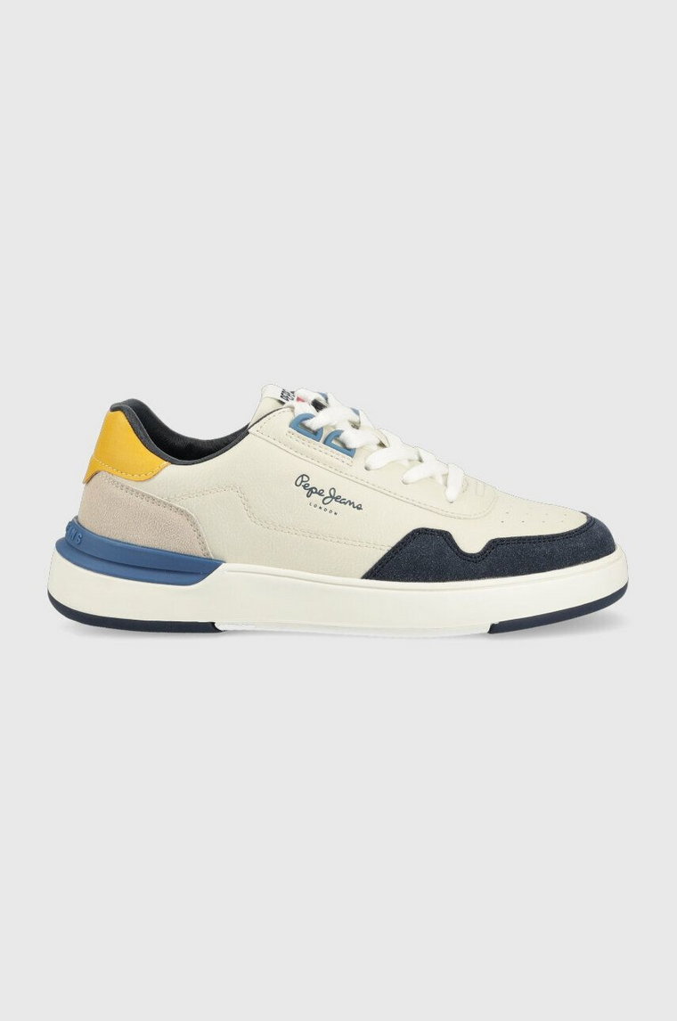 Pepe Jeans sneakersy dziecięce Baxter Boy Basket kolor beżowy