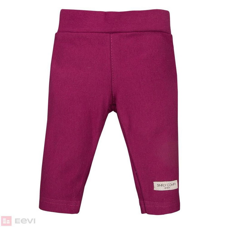 Ewa Klucze, Legginsy Simply Comfy, Bordowy, rozmiar 74